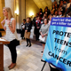 A melanoma survivor discusses legislation that would prohibit Mississippi minors under the age of 18 from using indoor tanning devices. (Image: AP)